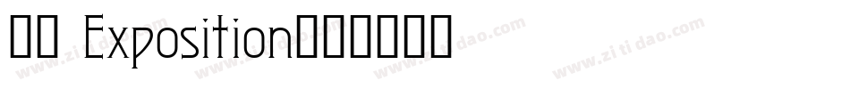 JM Exposition字体转换